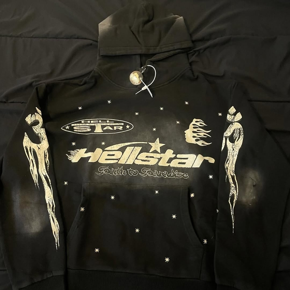 Black Hellstar hoodie (all sizes)